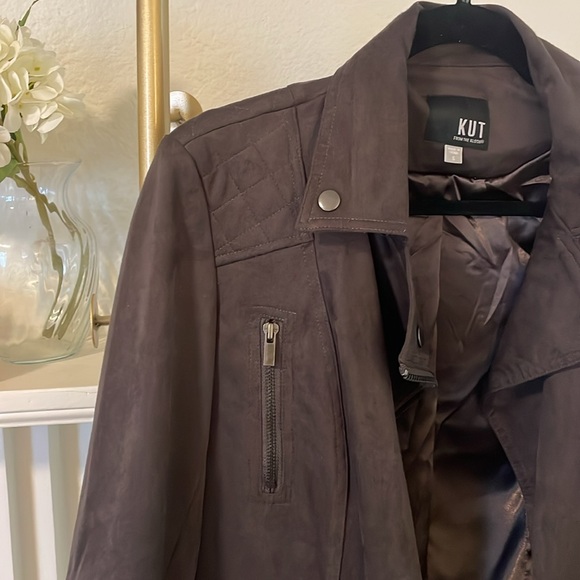 KUT From the Kloth Chocolate Jacket Size S - Picture 4 of 10